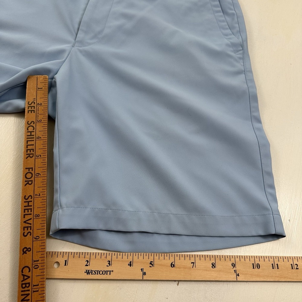 Peter Millar salem shorts Men's 36 Performance Chino Golf Light Blue Wicking‎ - Picture 4 of 14